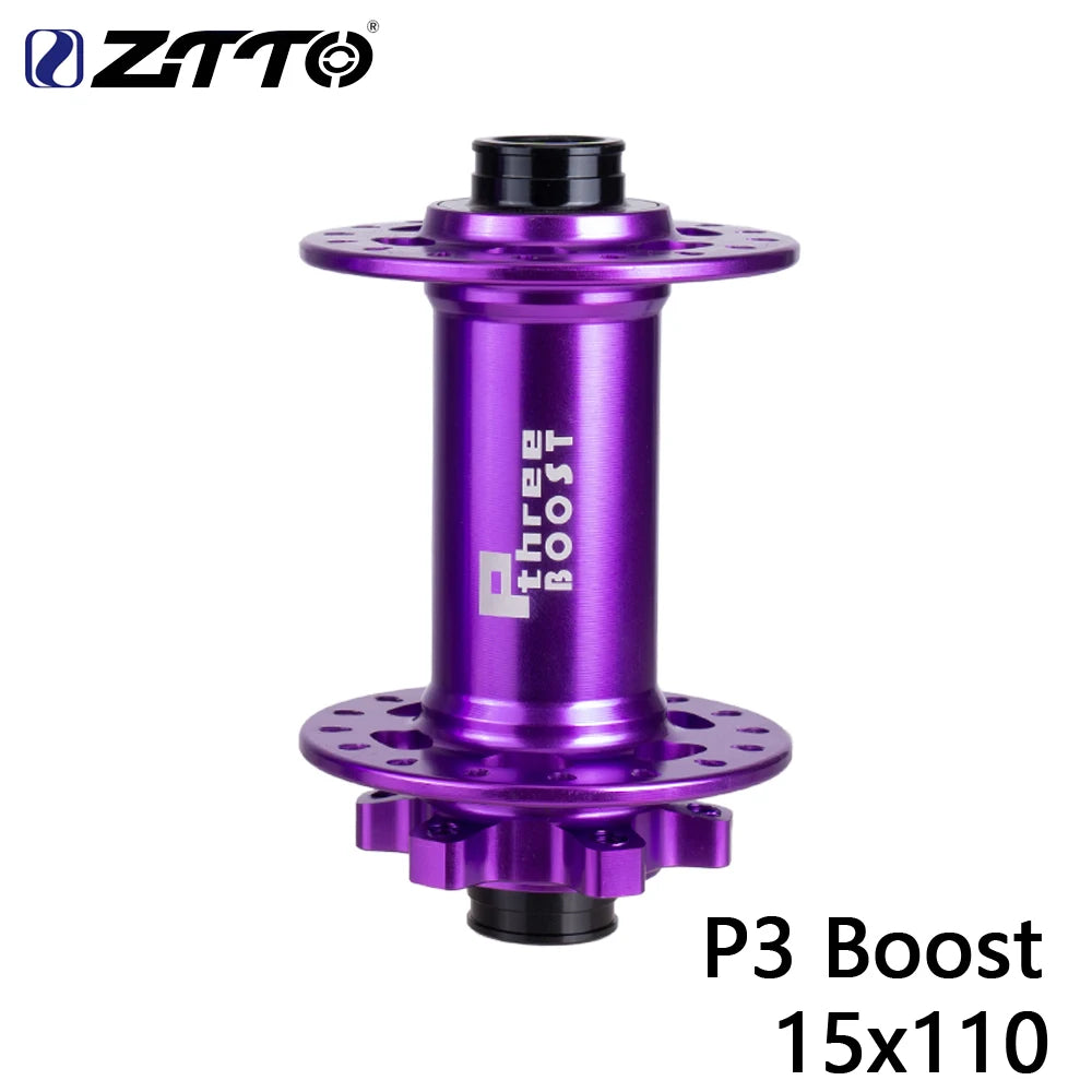 ZTTO MTB 32 Loch Scheibenbremsnabe Vorderradnabe 6-Loch Boost Nabe 15x110 Steckachse 15x100 32H Maza 9x100 QR gedichtete Lager