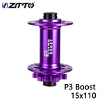 ZTTO MTB 32 Loch Scheibenbremsnabe Vorderradnabe 6-Loch Boost Nabe 15x110 Steckachse 15x100 32H Maza 9x100 QR gedichtete Lager