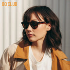 O-Q CLUB Retro Runde Herrensonnenbrille Damen Sonnenbrille Frau UV400 Lunette Zonnebril Dames Polarisierte Gläser Mann Brille Vintage