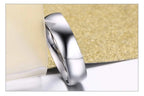 Vnox Basic Eheringe für Damen und Herren, personalisierbar mit Name, Datum, Liebesbotschaft, Versprechen, Allianz, Jahrestag, personalisiertes Geschenk