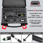 Taktischer grüner Laser-Kollimator-Visier-Kit für Gewehr und Pistole - Parallelkalibrierungs-Jagdvisier, geeignet für alle Kaliber.