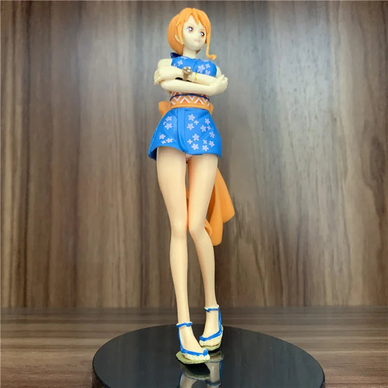 Neue One Piece Figur Ninja Nami PVC Figuren OP Tama Luffy Yamato Kaidou Zoro Sanji Usopp Law Newgate Modell Geschenk Spielzeug