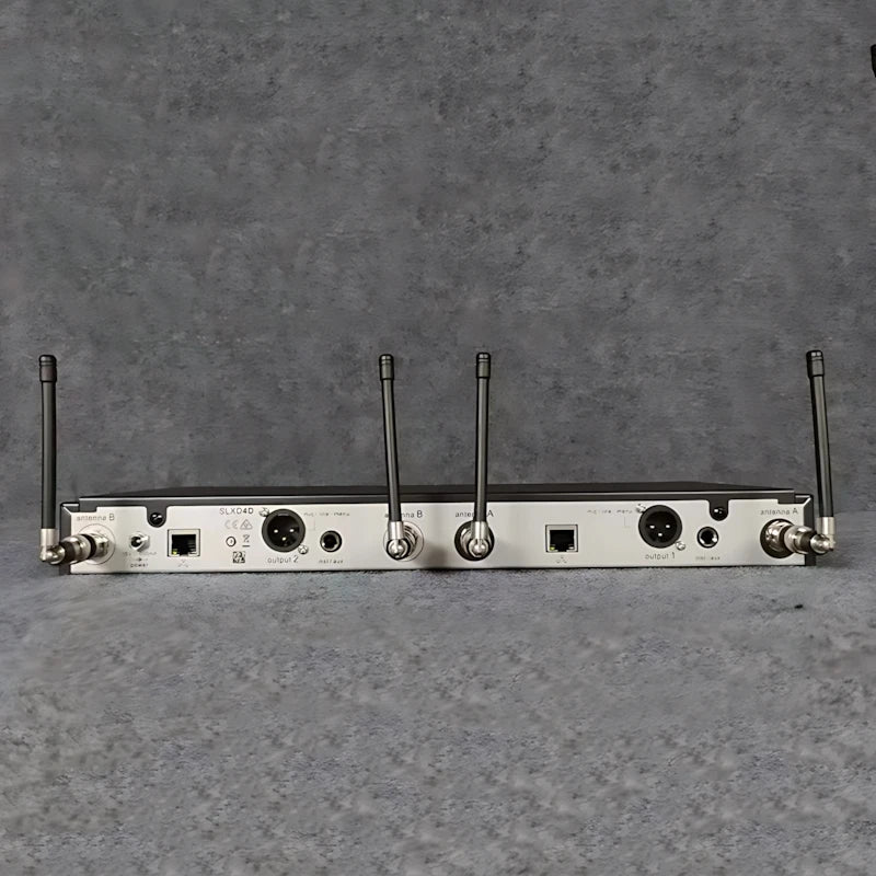 SLXD Mikrofon 500/600/800MHz Drahtloses Mikrofonsystem 4-Pin Headset KSM8/Beta58 Professionelles Audio-Equipment für Bühne Karaoke
