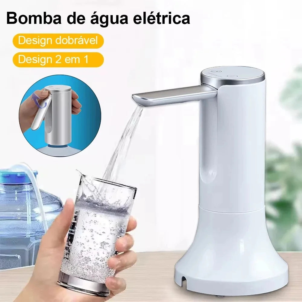 Electric Water Dispenser Foldable Automatic Water Pump Bottle With LED Display USB Charging Household Barreled Water Dispenser