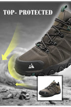 HIKEUP Rutschfeste Herren Wanderschuhe Atmungsaktive Outdoor Abriebfeste Spritzwassergeschützte Kletterschuhe Herren Sneaker Tourismus Bergschuhe