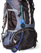 Mini Taktischer Kompass Schlüsselanhänger Outdoor Survival Tool für Camping, Wandern, Abenteuer - Taschennavigator für Jagd & Klettern