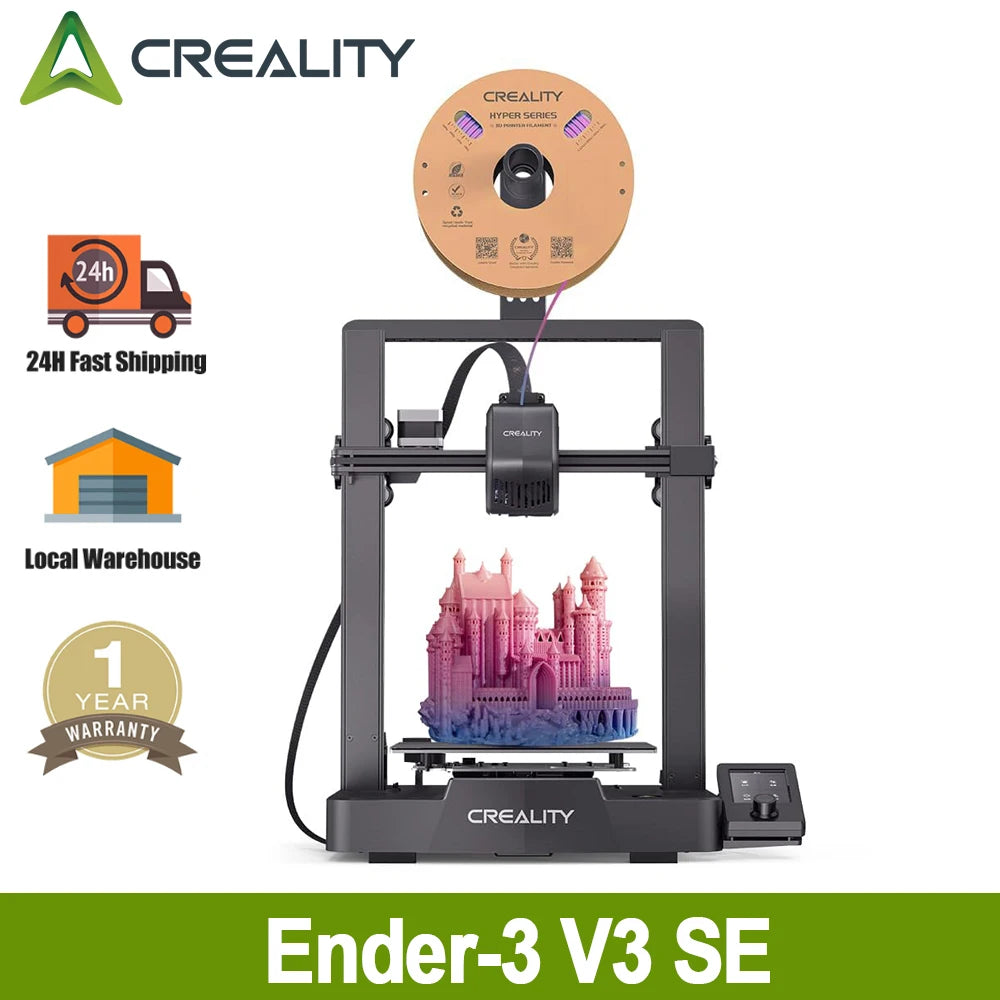 CREALITY Ender-3 V3 SE 3D-Drucker mit Sprite Direct Extrusion, IU Display, automatischer Nivellierung und Dual-Z-Achse Creality Ender-3 V3 SE Hauptbild
