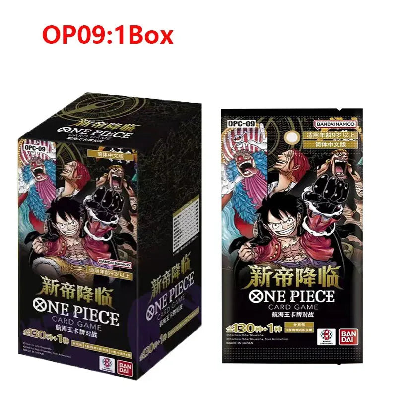 Bandai One Piece TCG OP01-OP13 Kartenspiel Romance Dawn Chinesische Version TCG Booster BOX Sammelkarten Kinderspielzeug Geburtstagsgeschenk