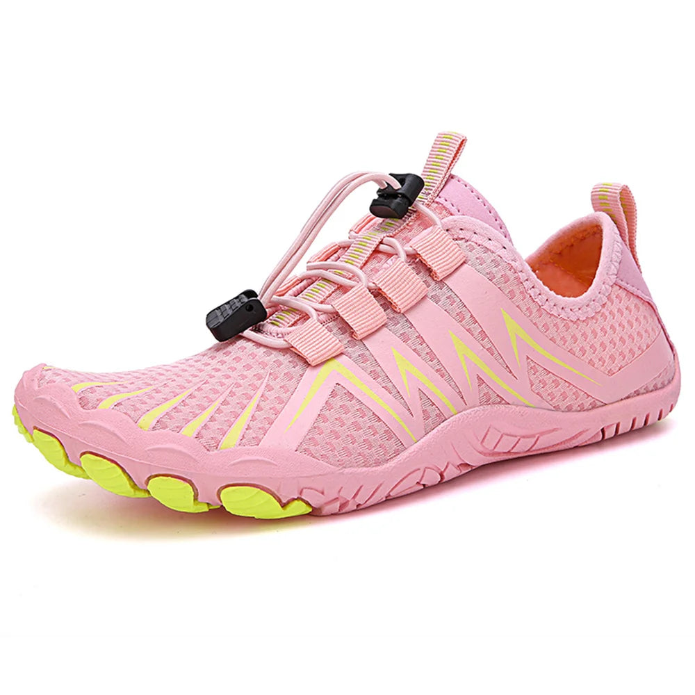 Unisex-Schnelltrocknende Wasserschuhe Herren Damen Bunte Strand-Schwimm-Surf-Wasserschuhe Paar Barfuß-Upstream-Sneaker
