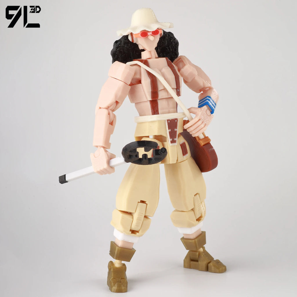 9L3D Gedruckte Anime One Piece Naruto Demon Slayer Dummy13 Lucky T13 Bewegliche Shapeshift Actionfiguren Mannequin Spielzeug Sammlerstücke