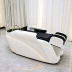 Salon Head Spa Shampoo Massagebett Kunstleder Kopftherapiebett Automatisches Massage-Shampoo-Stuhl Haar-Spa-Ausrüstung Langlebig