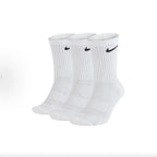Nike Logo Athletic Hohe Socken Training Wadenhohe Socken Unisex Style Kombipack Weiß SX7676-100
