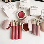 Rare Beauty Melting Cream Blush Make-up Matt Perlmutt Textur Glitzer Rouge Highlighter Hell nähren befeuchten Lipgloss