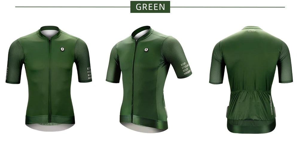 DAREVIE Radtrikot SPF 50 UV-Schutz Trainingsniveau Slim Fit Kleine Größe Herren Damen Mann Fahrradtrikot Radsport-Trikot