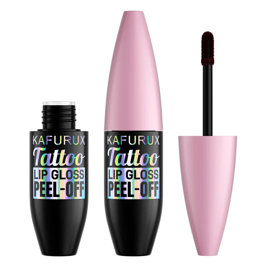 7 Farben Wasserdichtes Lip Tint zum Abziehen Lipliner Tattoo Lipgloss Lang Anhaltend Matt Rosa Rot Braun Kontur Make-up Lippenflecken Geschenk