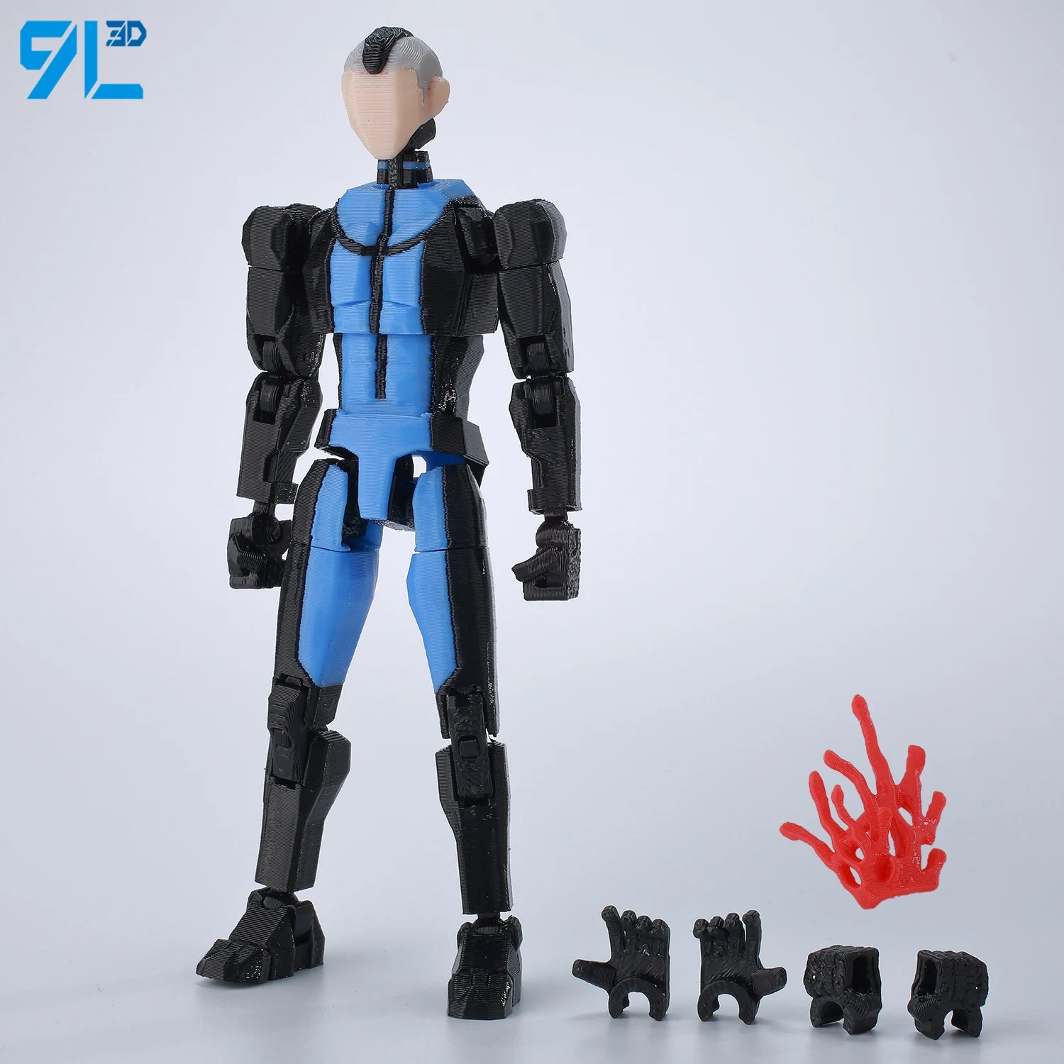 9L3D Gedruckte Deadpool Wolverine Batman Spider-Man Venom Actionfiguren Dummy13 Lucky13 T13 Anime Modell Spielzeug Sammlerstücke Geschenke
