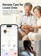 Neue präzise Gesundheits-Smartwatch EKG+HRV Harnsäure Blutfette Emotionswahrnehmung Bluetooth-Anruf Smartwatches für Männer und Frauen