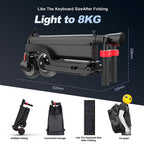 HX X6 Elektroroller Erwachsene 350W 7.5AH 36V 25KM/H Faltbarer Elektrischer Tretroller 5.5 Zoll Rad E-Scooter Für Erwachsene Kinder