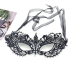 Neue Damen Hollow Lace Gesichtsmaske Maskerade Sexy Cosplay Abschlussball Party Requisiten Kostüm Maske Nachtclub Halloween Schwarze Augenmaske