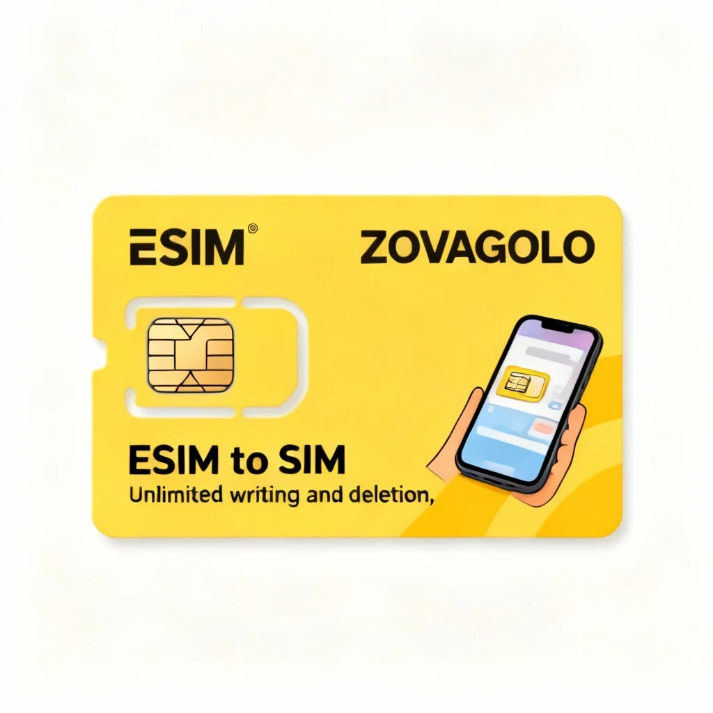 ESIM-Schreibkarte auf SIM-Karte kann 10-15 Nummern schreiben EUICC-Kartenleser TYPEC-Buchse kompatibel mit 95% der Mobiltelefone/Computer
