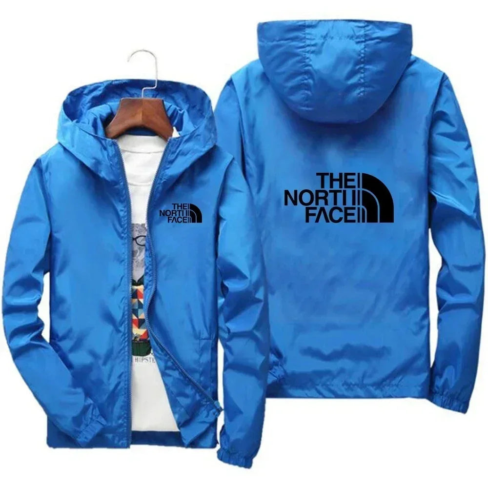 2025 Herren Mode Winddichte Kapuzenjacke mit Reißverschluss Lässige Outdoor-Sportbekleidung für Streetwear, Laufen und den täglichen Tragekomfort