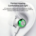 EARDECO TypeC/3.5mm Kabelgebundene Kopfhörer mit Mikrofon Lautstärkeregler Musik-Headset mit Bass Handy-Ohrhörer für Samsung Huawei Xiaomi