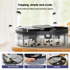 Electric Fly Trap USB plug-in Automatic Flycatcher Indoor Outdoor Safety Insect Catching Tool Quiet Home Kitchen Garden Flytrap