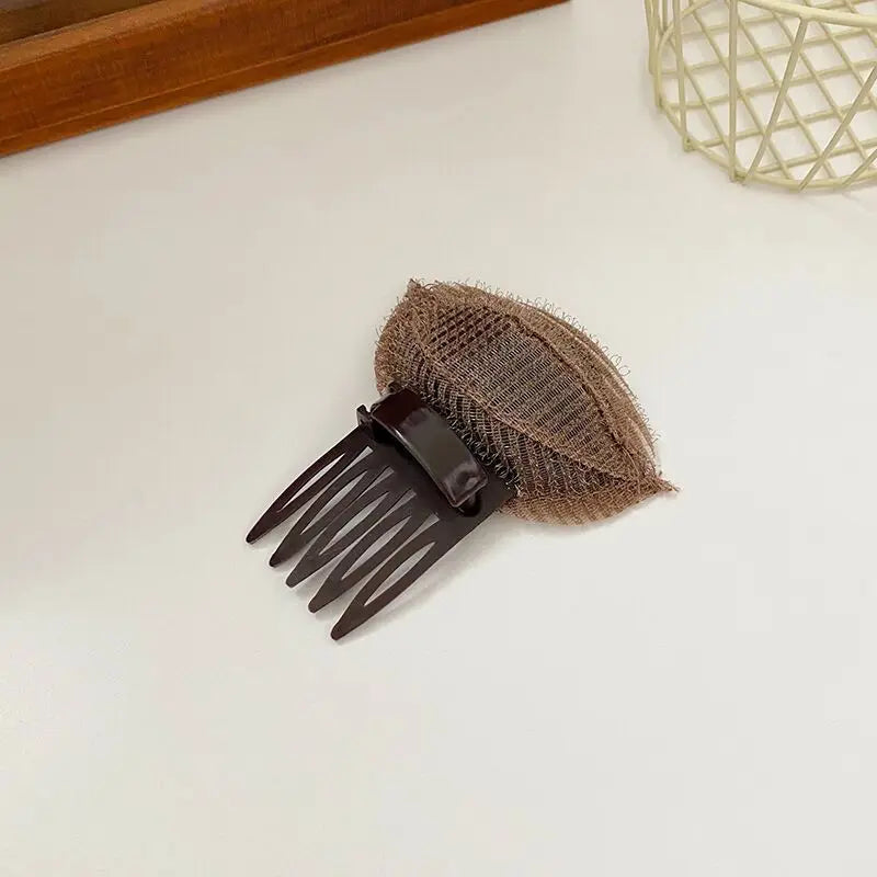 Haarkissen unsichtbar flauschig Puff Haarpad Schwamm Clip Dutt Bump It Up Volumen Haaransatz Damen Mädchen Styling Zubehör
