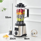 3-in-1 Leistungsstarker Standmixer Entsafter Smoothie Maker 0.5/1.5/2.5L 3 Behälter Küchenmaschine Mixer für Eis Nüsse Obst