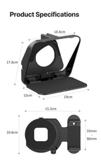 Ulanzi RT02 Universal-Teleprompter Prompter DSLR-Kamera Smartphone Tablet Laptop-Teleprompter Live-Streaming Videoaufnahme