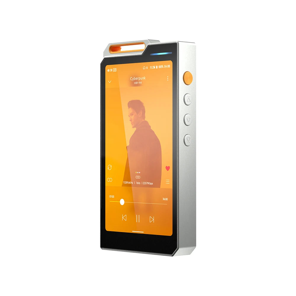 HiBy R4 ES9018Q2M*4 Android12 HiFi-Musikplayer MP3-Audio Bluetooth WiFi DSD256 MQA 16x USB DAC Kopfhörer-Verstärker 11 Std. 4,7'' OPA1652