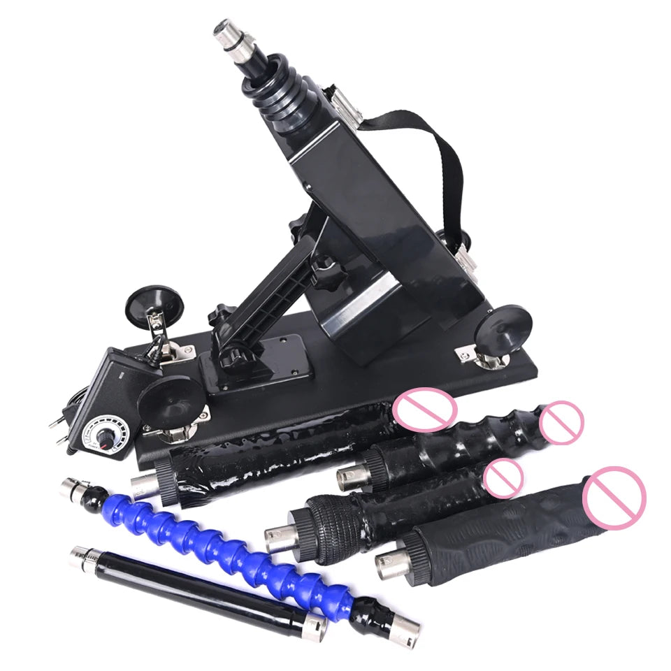ROUGH BEAST Sexmaschine für Frauen und Männer mit Dildoaufsatz, automatische Masturbationsmaschine, 3XLR-Anschluss, Sexspielzeugprodukte