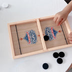 Fast Sling Puck Spiel Schleuder-Schach Tischschach Puzzle Partyspiel Erwachsener Kind Familienspiel Desktop-Battle-Brettspiele