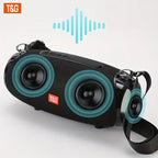 Tragbarer kabelloser Stereolautsprecher TG534 mit zwei Lautsprechern, TWS-Stereo-Freisprechfunktion/UKW/TF-Karte/U-Disk, Verbindung mit Mobiltelefon/Ta