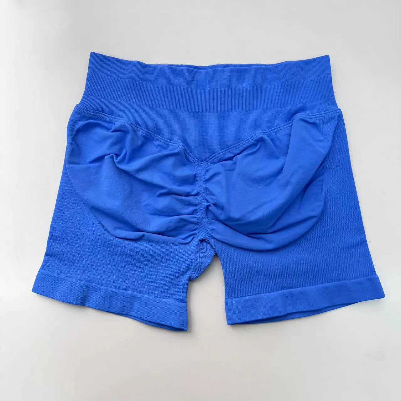 Impact Shorts 4.5" Nahtlos, hochelastisch, niedrig gerippter Bund, dezenter Po-Kontur-Shorts, Fitness Workout Yoga Gym Shorts