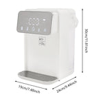 2000W Heißwasser-Sofortbereiter mit Digitalanzeige, 2,9 L Wassertank Temperatur (25–99°C) Wassermenge (150–500 ml)