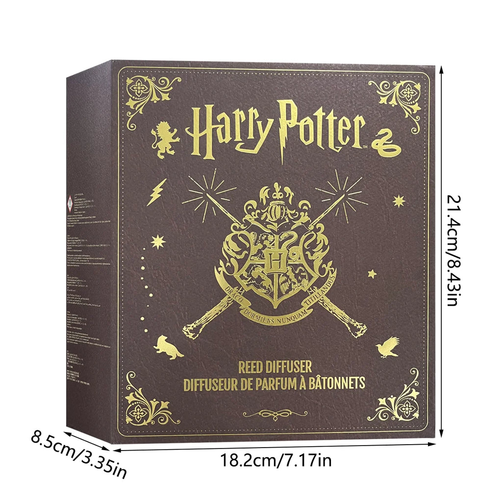 MINISO Harry Potter Serie 4tlg. Magic Academy Flammenloses Aroma-Kit Kartusche Reed Diffuser Öl Lufterfrischer Duftset