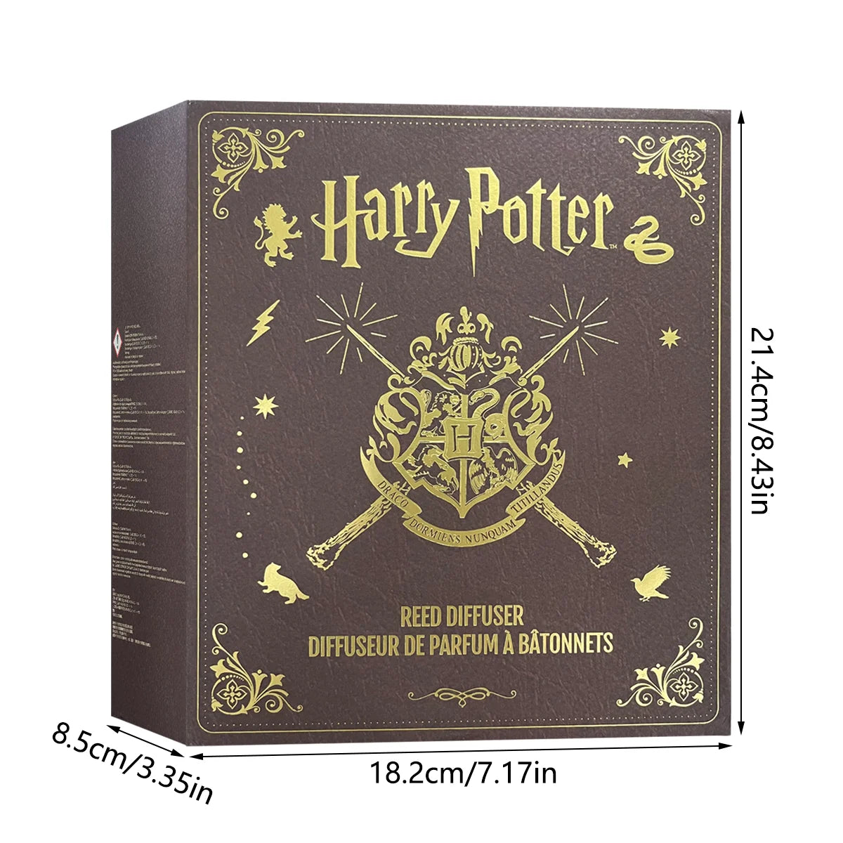 MINISO Harry Potter Serie 4tlg. Magic Academy Flammenloses Aroma-Kit Kartusche Reed Diffuser Öl Lufterfrischer Duftset