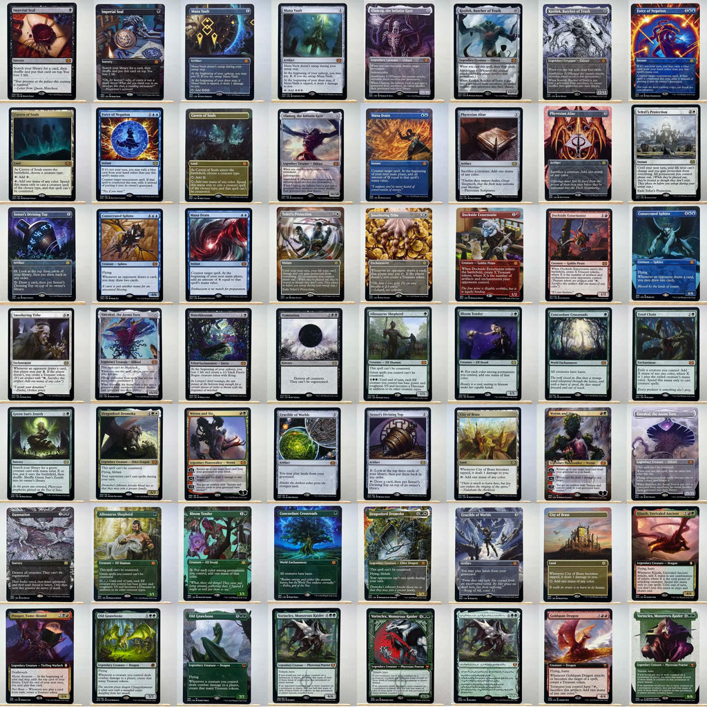 Ganze Reihe TCG-Karten für Heimspiel-Proxy: Magical Power 9 Beta Fetch Lands, VMA Dual, Schockländer, Der Eine Ring, Sammel-Sol Ring