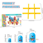 Brettspiel Spielzeug Tic Tac Toe Groß isst Klein Logisches Denken Trainingsspiel Eltern-Kind Interaktives Familienspiel Kinder Weihnachtsgeschenk