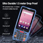 IP67 4 Zoll wasserdichter robuster Industrie-PDA Handheld Android PDA Tragbares Datenterminal NFC Datensammler für Inventur
