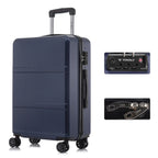 YONSLY Hartschalenkoffer 20/24/28 Zoll mit TSA-Schloss YKK-Reißverschluss 4 leise 360°-Rollen Netzfach Trolley Rollgepäck Handgepäck Koffer für Geschäftsreisen, Urlaube, Familienausflüge und Wochenendtrips