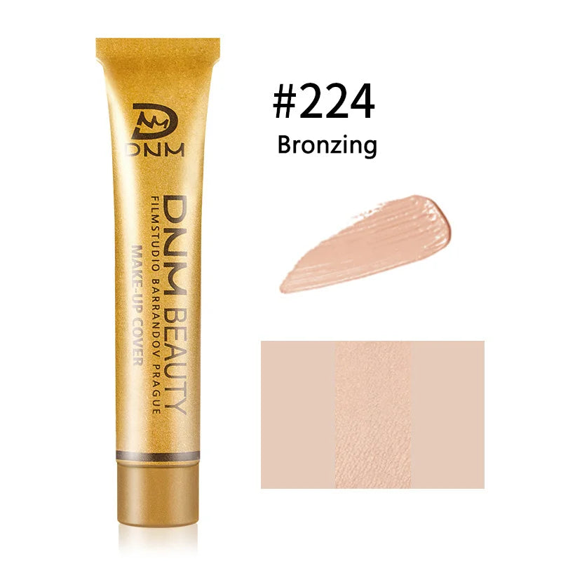 Full Skin Concealer Foundation Cream Professionelle Gesichts-Makel-Abdeckung, Augenringe, Tattoo-Kontur-Make-up, Flüssig-Concealer-Kosmetik