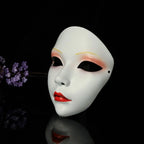Party Supplies Vollgesichts-Cosplay Geisha Maske Blumen-Verkleidung Hanfu Cosplay Maske Maskerade Gruselige japanische Maske Kinder