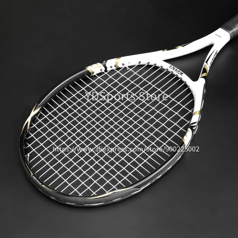 Professional Unisex Carbon Fiber Tennis Racket With Bag Training Paddle Rackets For Adult Men Women Ultra Light Racquet