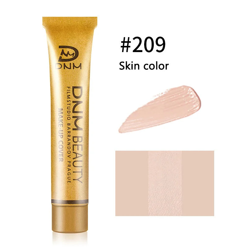 Full Skin Concealer Foundation Cream Professionelle Gesichts-Makel-Abdeckung, Augenringe, Tattoo-Kontur-Make-up, Flüssig-Concealer-Kosmetik