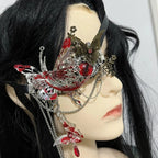 Anime Heaven Officials Blessing Tian Guan Ci Fu Hua Cheng Cosplay Schlafbrille Augenklappe Schmetterlings-Augenmaske Schmuck Accessoire Requisite