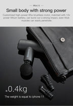Booster Mini X Massage Gun Perkussion Rücken- und Nackenmassagegerät Elektrische Vibratoren Tragbares Fitness-Mini-Körpermassagegerät