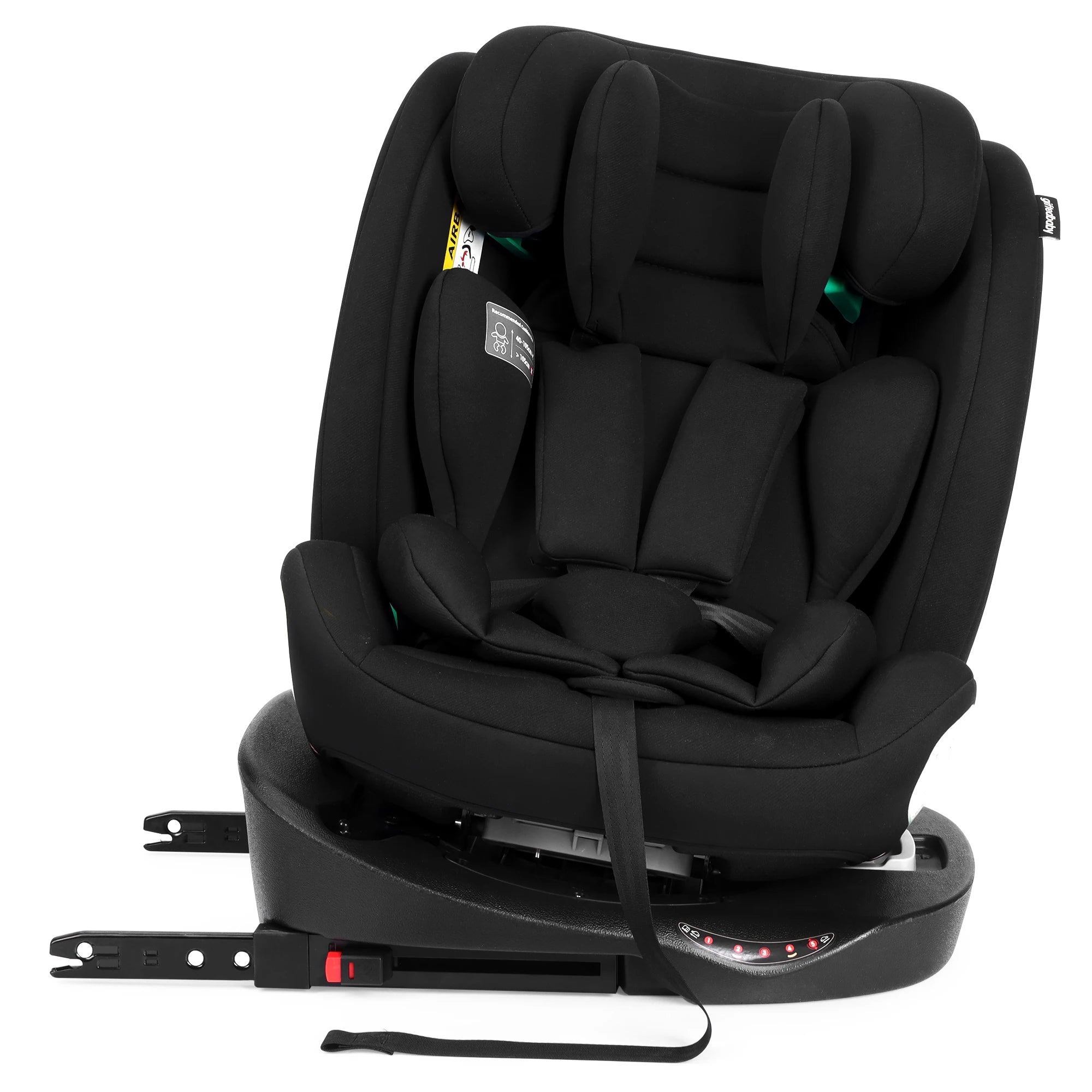 Kindersitze mit 360°-Drehfunktion ISOFIX für Babys, 5-Punkt-Gurt, 0-12 Jahre, geeignet für Neugeborene