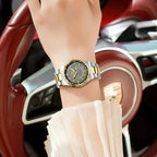 POEDAGAR Fashion Damen-Armbanduhr, Top Elegant, Woche, Datum, Damen-Uhr, Quarz, Edelstahl, Leuchtend, Wasserdicht, Damenuhren, Reloj